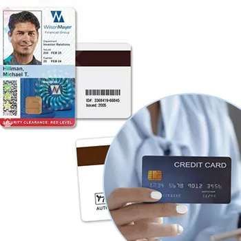 Finalizing Your Order with Plastic Card ID




