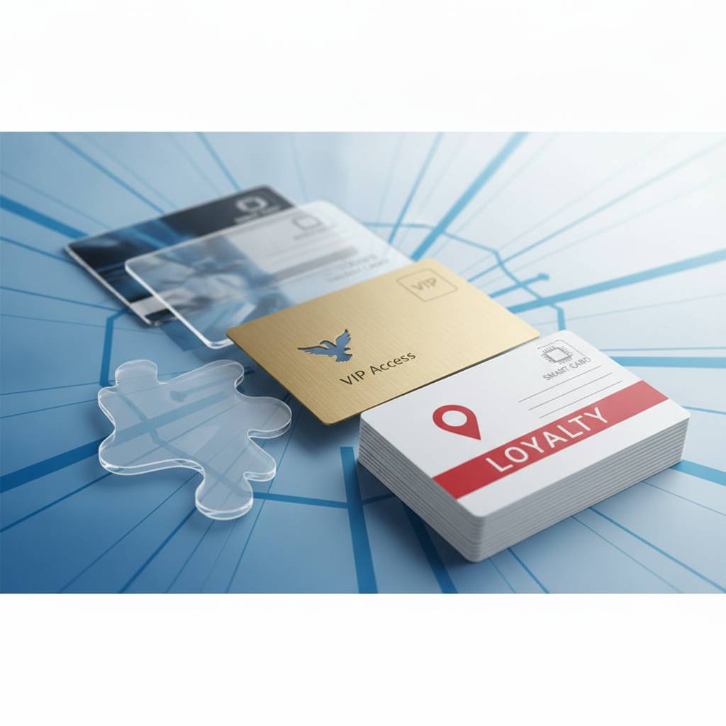 Specialty Cards: Clear, Custom Shapes, and Luxury Metal Options