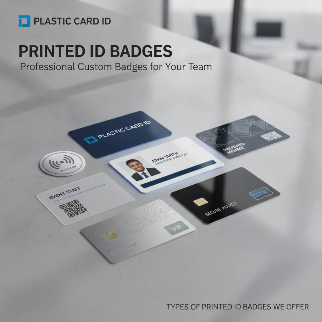 Types of Printed ID Badges We Offer