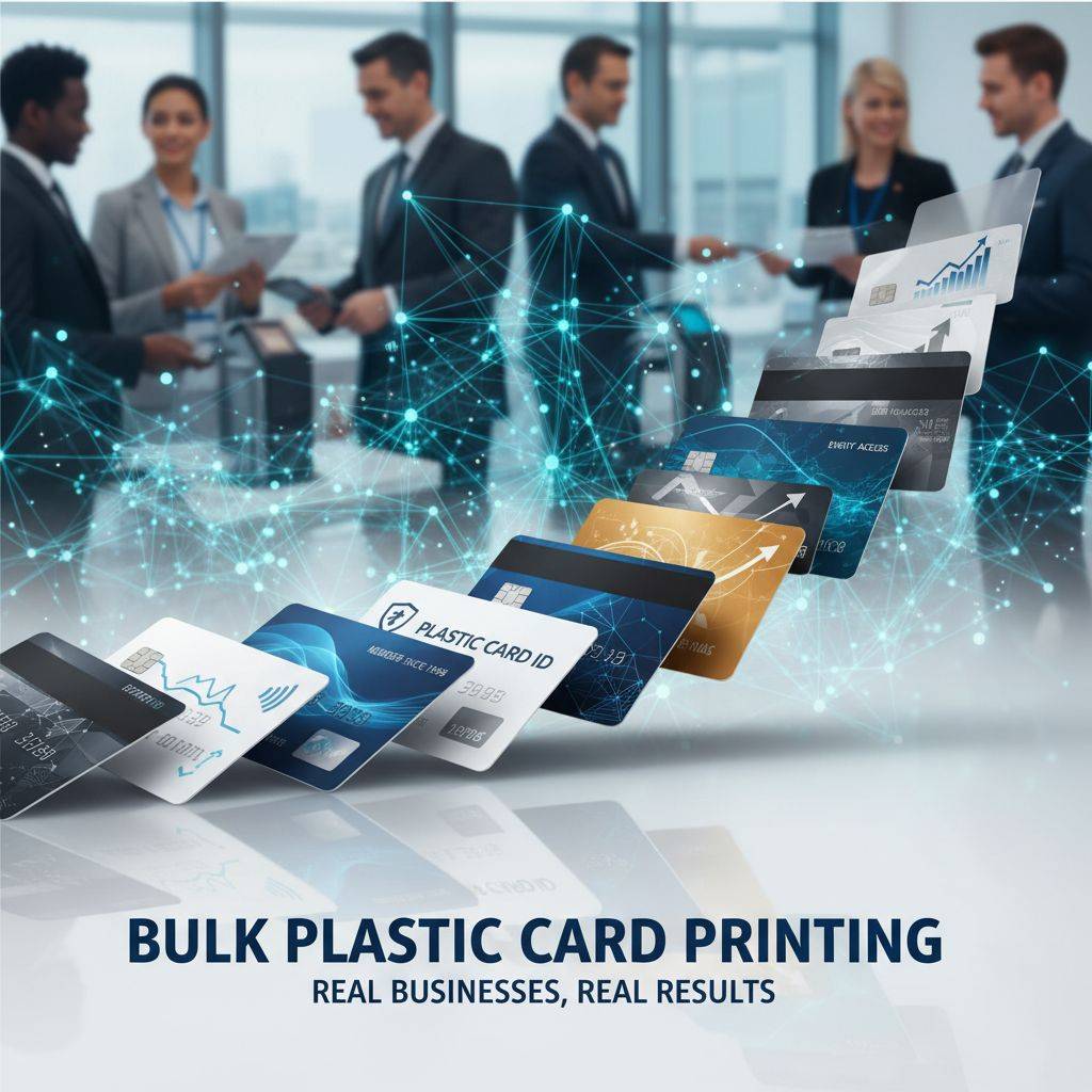 Case Studies: Real Businesses, Real Results with Bulk Plastic Card Printing